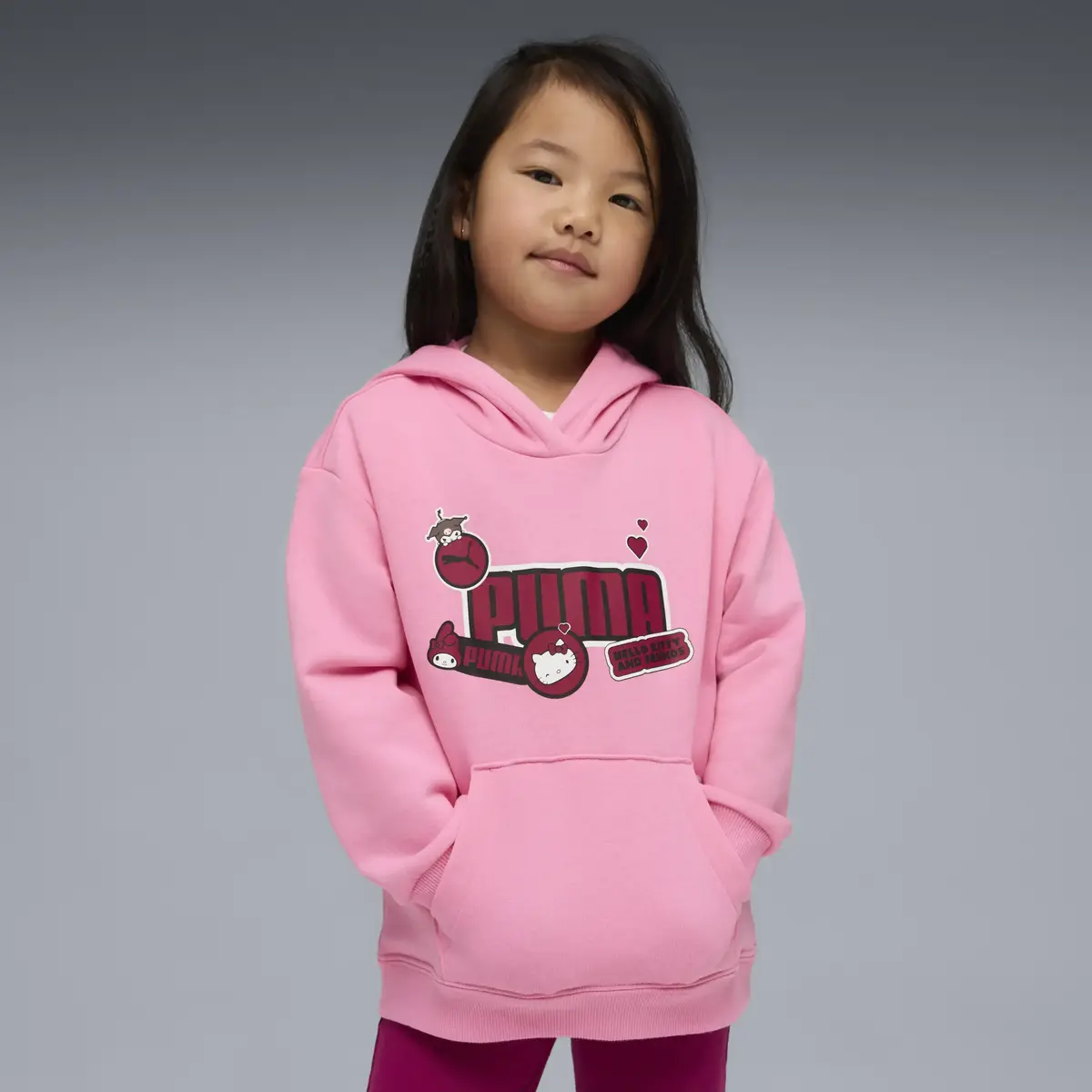 Puma X HK&FR Graphic Hoodie Pembe Unisex Hoodie