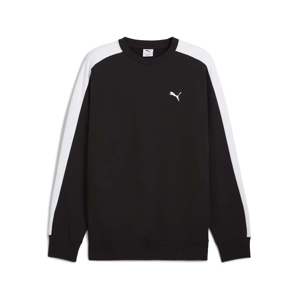 Puma T7 Relaxed Crew Siyah Erkek Sweatshirt