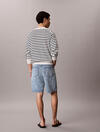Calvin Klein LINEN 90S SHORT DRIF, X1U, 30 Mavi Erkek Şort