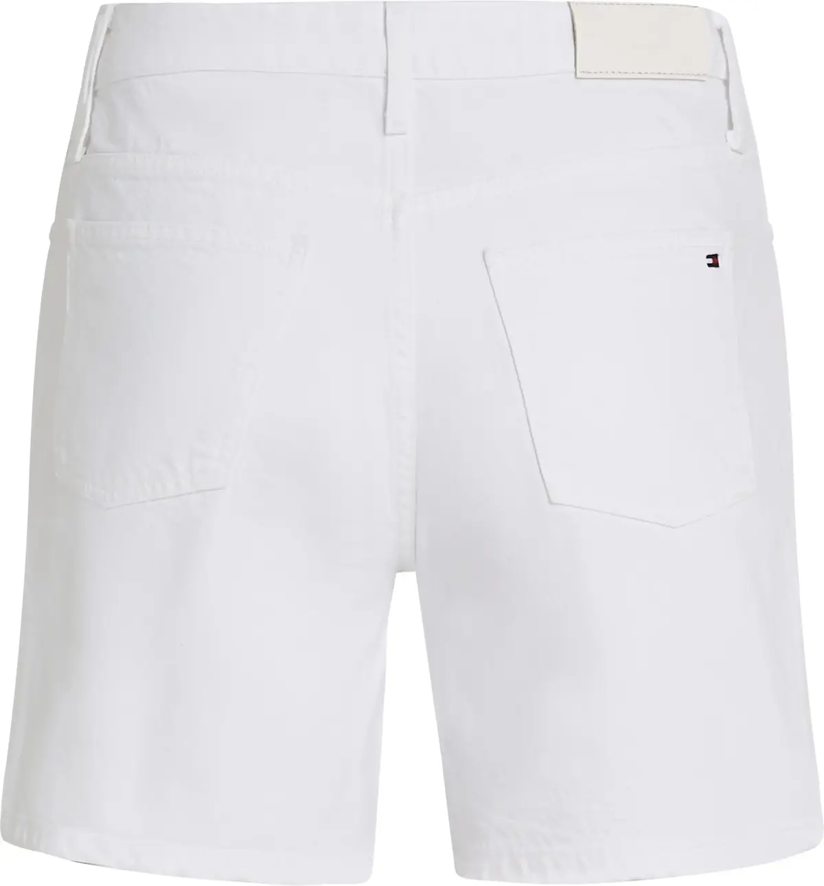 Tommy Hilfiger DNM STRAIGHT SHORT R, YCF Beyaz Kadın Şort