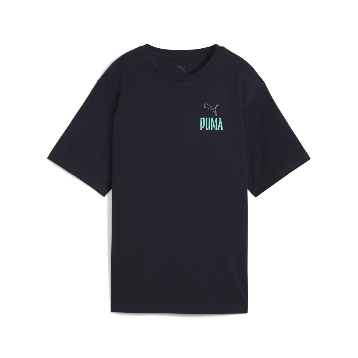 PUMA WARDROBE ESS Graphic Tee Lacivert Kadın T-Shirt
