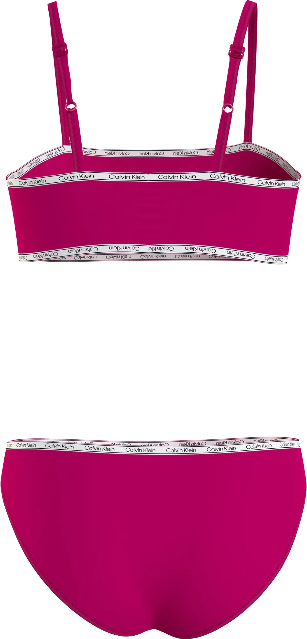 Calvin Klein BRALETTE BIKINI SET Kadın Pembe Bikini Takımı