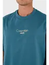 Calvin Klein SS 16S RLXD FIT CKJ GRAPHIC TEE Mavi Erkek Tişört