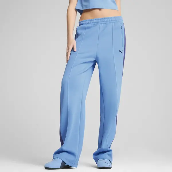 PUMA T7 ALWAYS ON Straight Pants Mavi Kadın Eşofman Altı