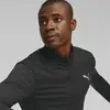 Puma RUN FAVORITE 1/4 ZIP M Siyah Erkek T-Shirt