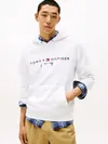 Tommy Hilfiger TOMMY LOGO HOODY, YBR Beyaz Erkek Sweatshirt
