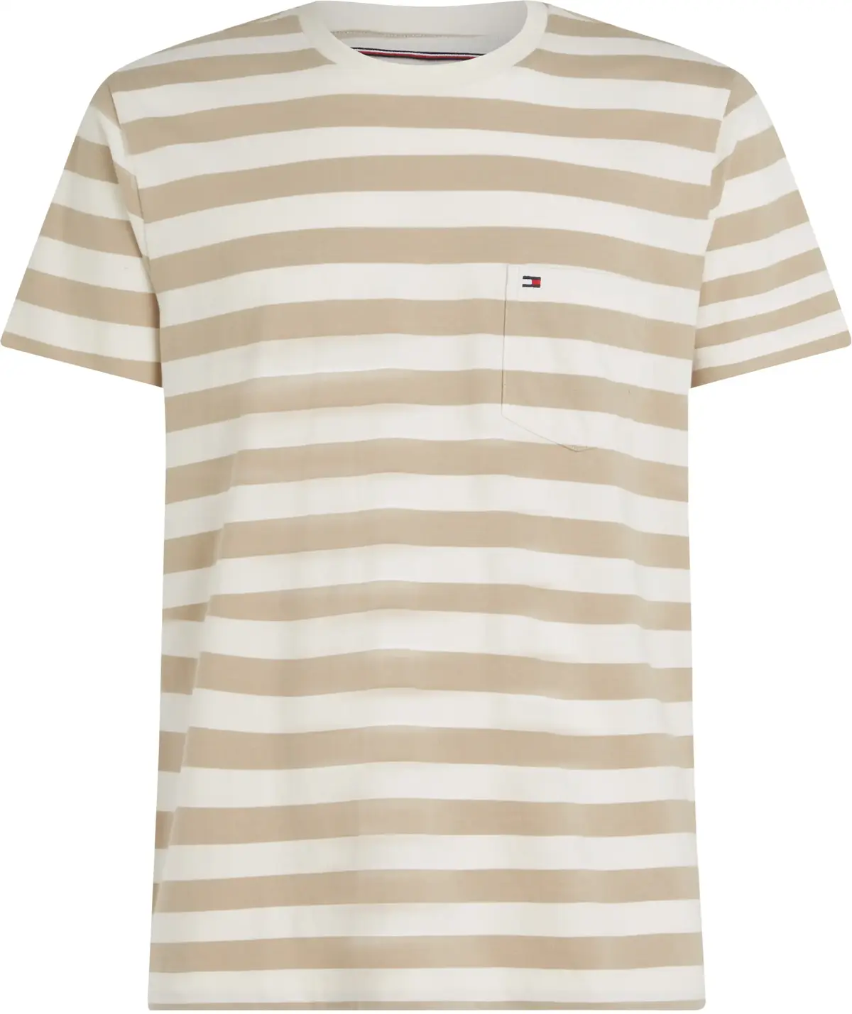 Tommy Hilfiger ESSENTIAL SOLID POCK, 0FA Krem Erkek T-Shirt & Polo