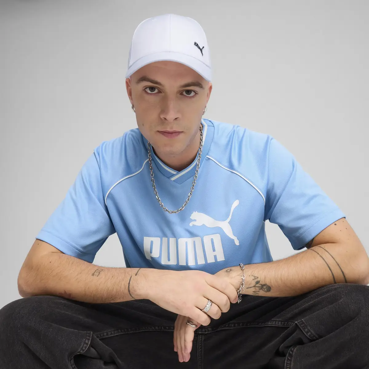 Puma ESS METAL PUMA CAT BB Cap Beyaz Unisex Şapka