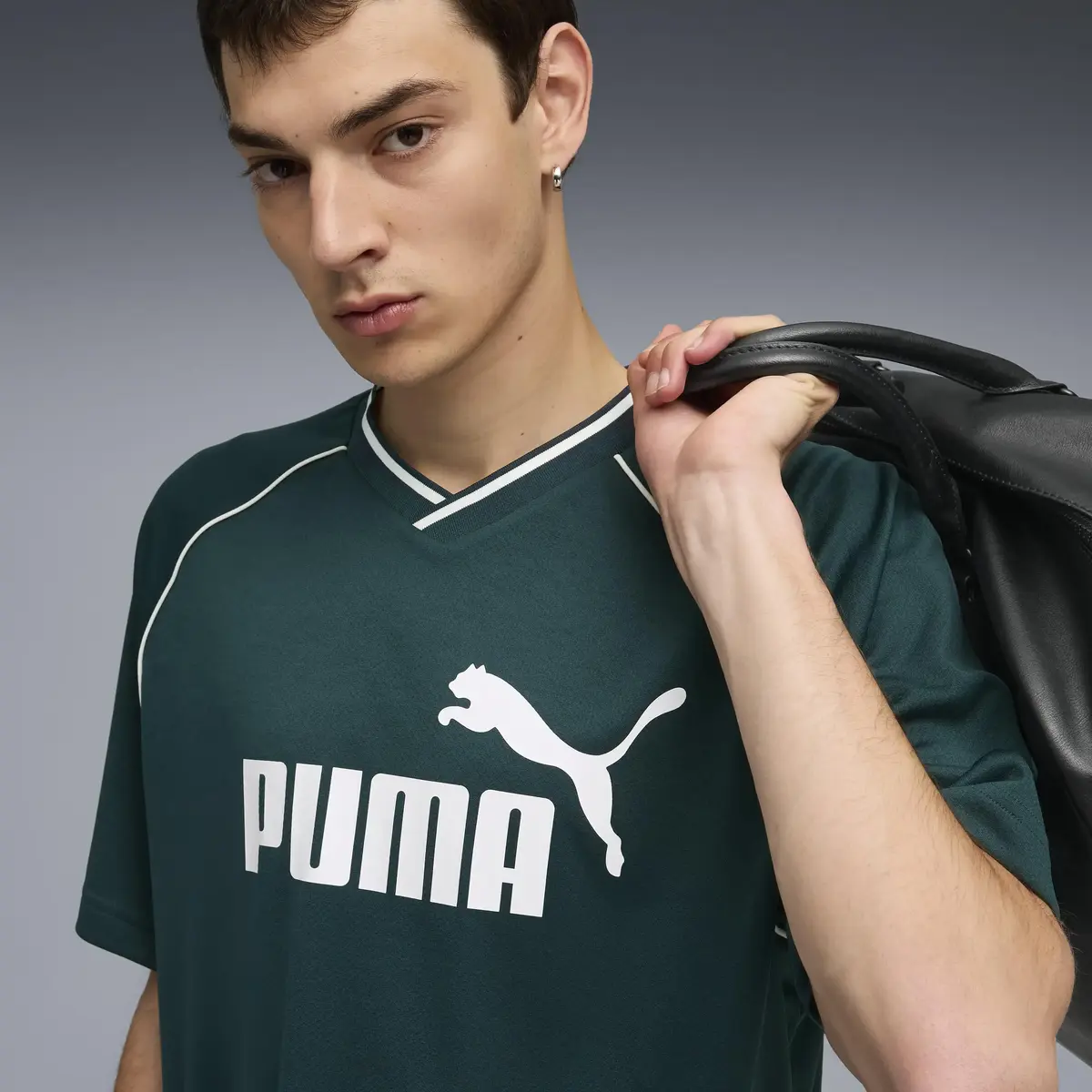 Puma ESS Football Jersey Yeşil Erkek Forma