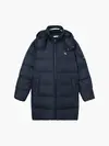 Calvin Klein ESS LONG HOODED DOWN Erkek Siyah Şişme Mont