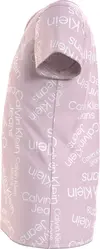 Calvin Klein STACKED LOGO AOP T-S Kadın Pembe T-Shirt