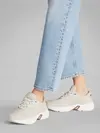 Calvin Klein RETRO TENNIS MG MIX, 0F8 Bej Kadın Spor Ayakkabı
