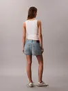 Calvin Klein 90S FIT SHORT 3 INCH CK LT PRINT Bej Kadın Şort Calvin Klein 90S FIT SHORT 3 INCH CK LT PRINT Bej Kadın Şort