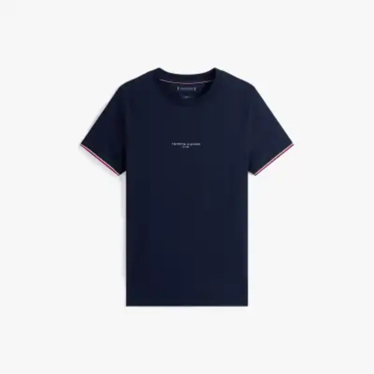Tommy Hilfiger TOMMY LOGO TIPPED TE, DW5 Siyah Erkek T-Shirt & Polo