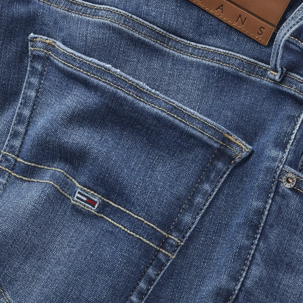 Tommy Hilfiger AUSTIN SLIM TPRD AI3, 1BK Lacivert Erkek Jean Pantolon