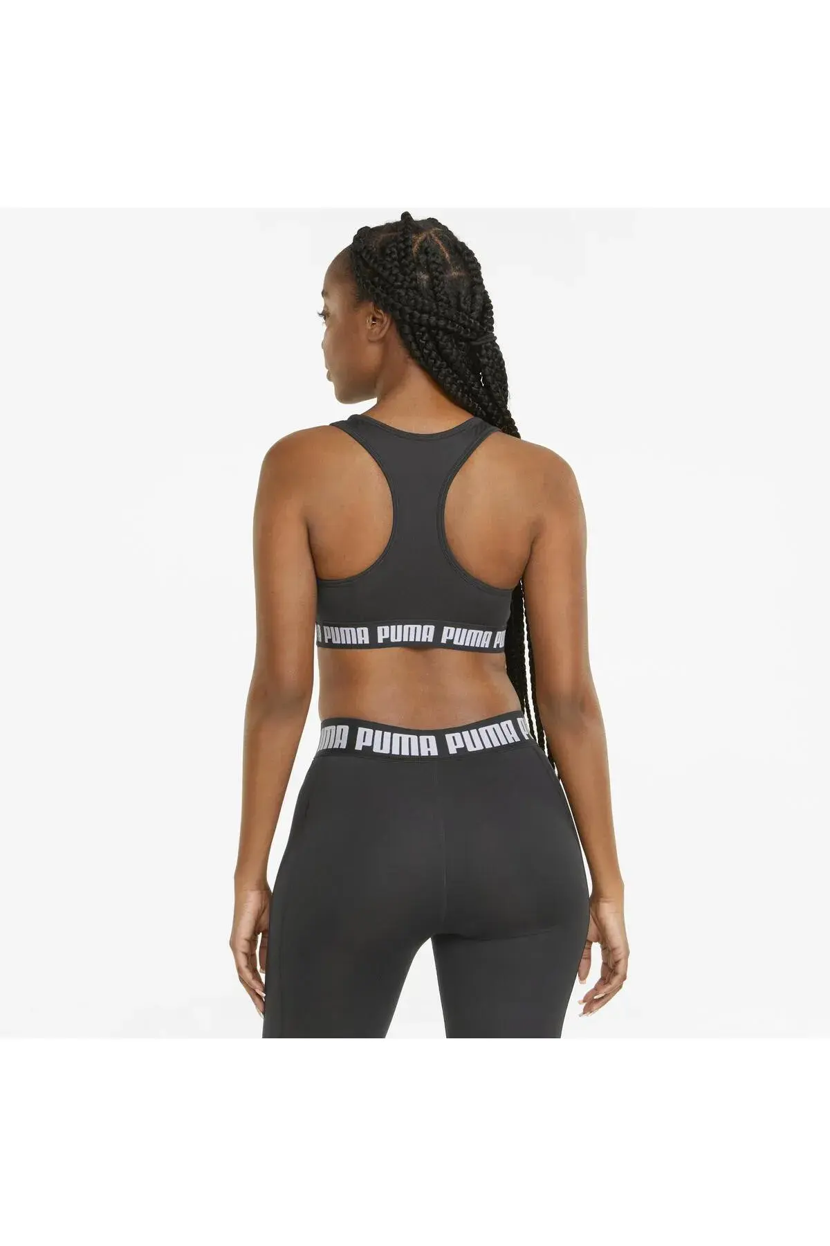 Puma Mid Impact Puma Strong Bra Siyah Kadın Spor Sütyeni