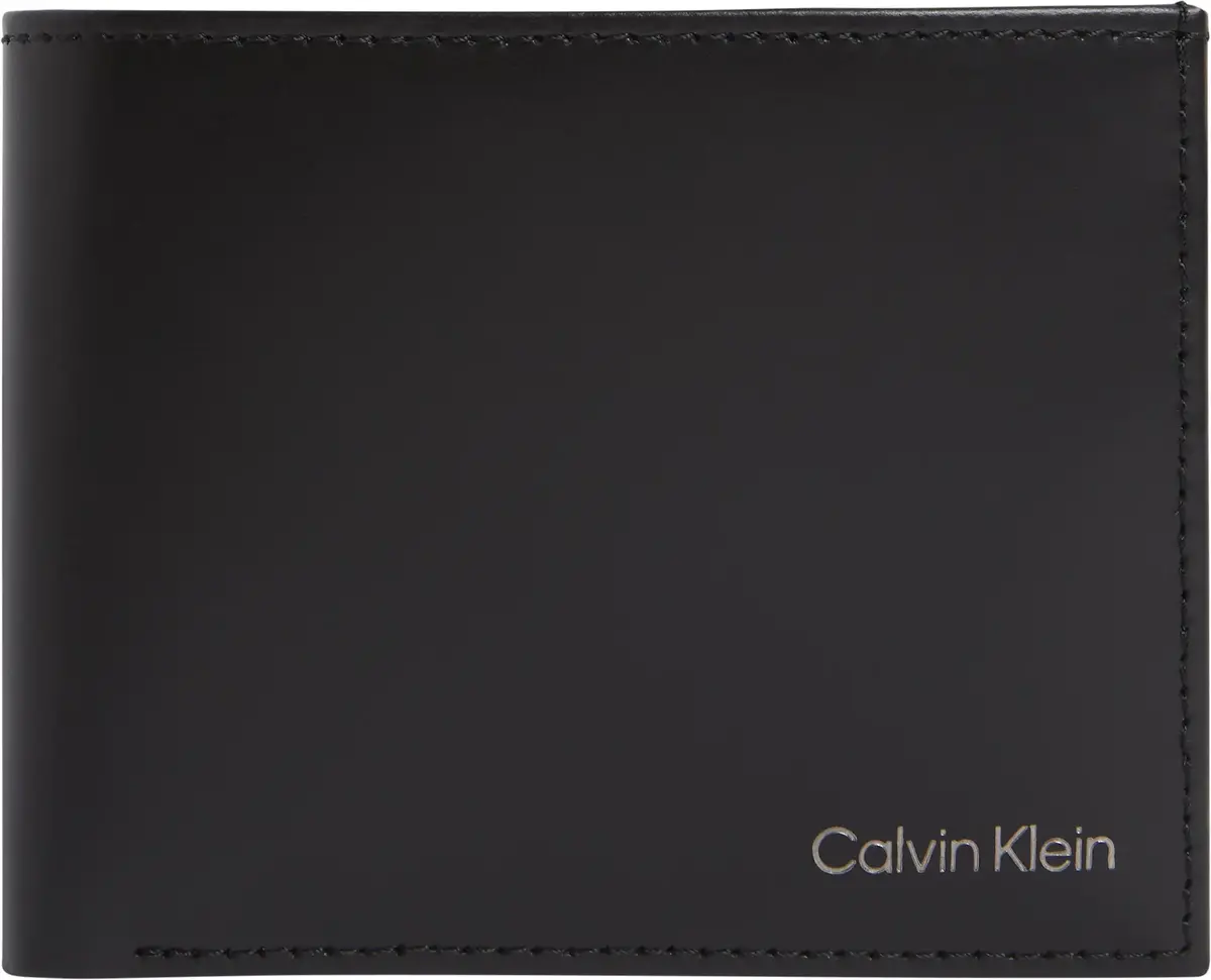 Calvin Klein CK SMOOTH BIFOLD 5CC Erkek Siyah Cüzdan