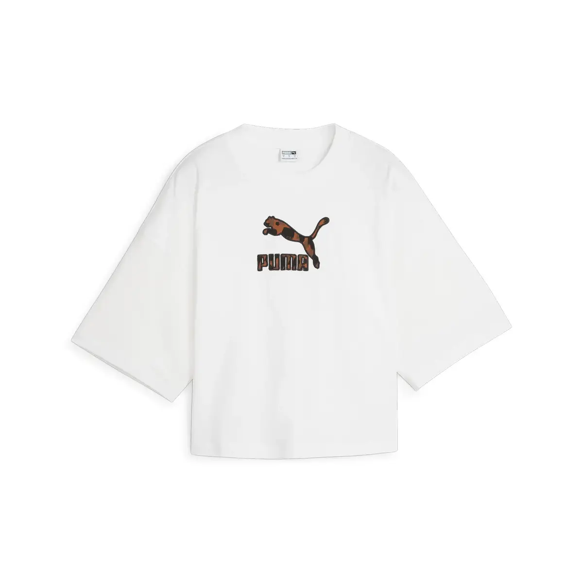 Puma CLASSICS Kitten Tee Beyaz Kadın Tişört