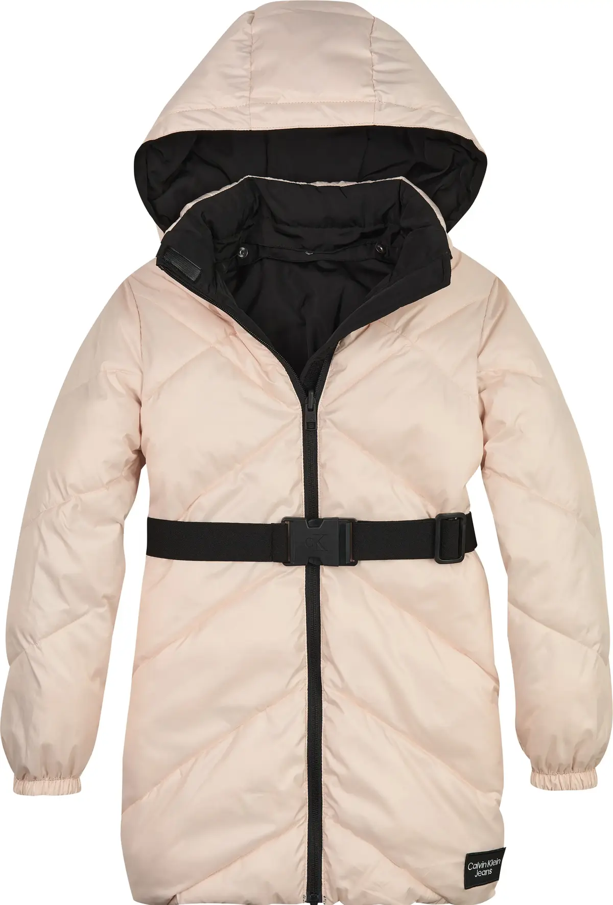 Calvin Klein REVERSIBLE PADDED LO Kadın Siyah Şişme Mont