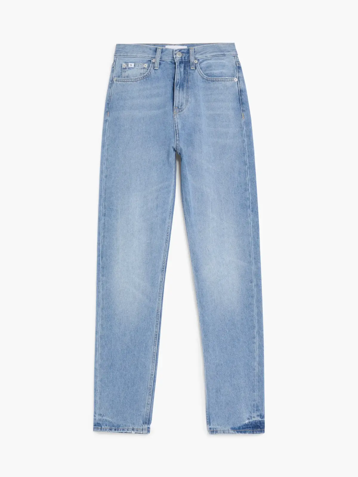 Calvin Klein AUTHENTIC SLIM STRAI Kadın Mavi Kot Pantolon