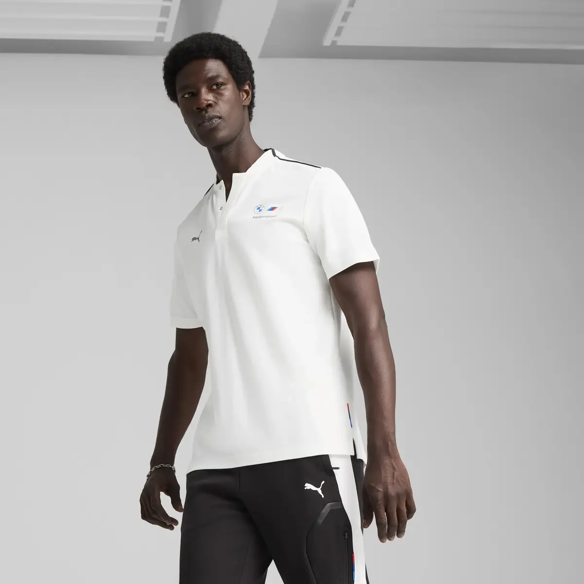 PUMA BMW MMS POLO 2 Beyaz Erkek Polo T-Shirt