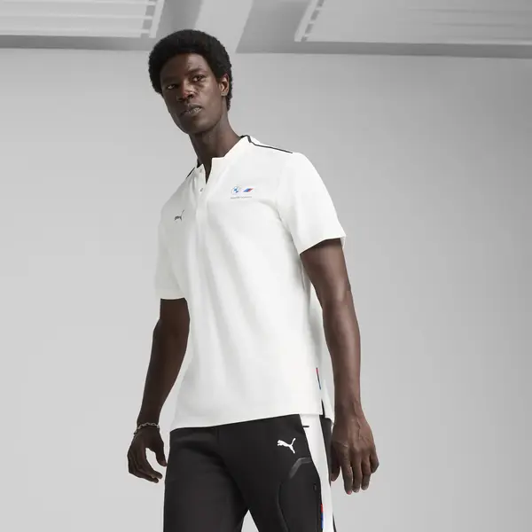 PUMA BMW MMS POLO 2 Beyaz Erkek Polo T-Shirt