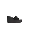 Calvin Klein WEDGE 70 SNDL CANV, 0GJ, 36 Siyah Kadın Terlk