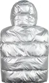 Calvin Klein 2 IN 1 METALLIC PUFF Kadın Gri Şişme Mont