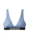 Calvin Klein SCOOP BRALETTE Mavi Bralet Bikini Üst