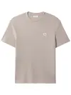 Calvin Klein SS WAFFLE BADGE CREW, K6B Pembe Erkek T-Shirt