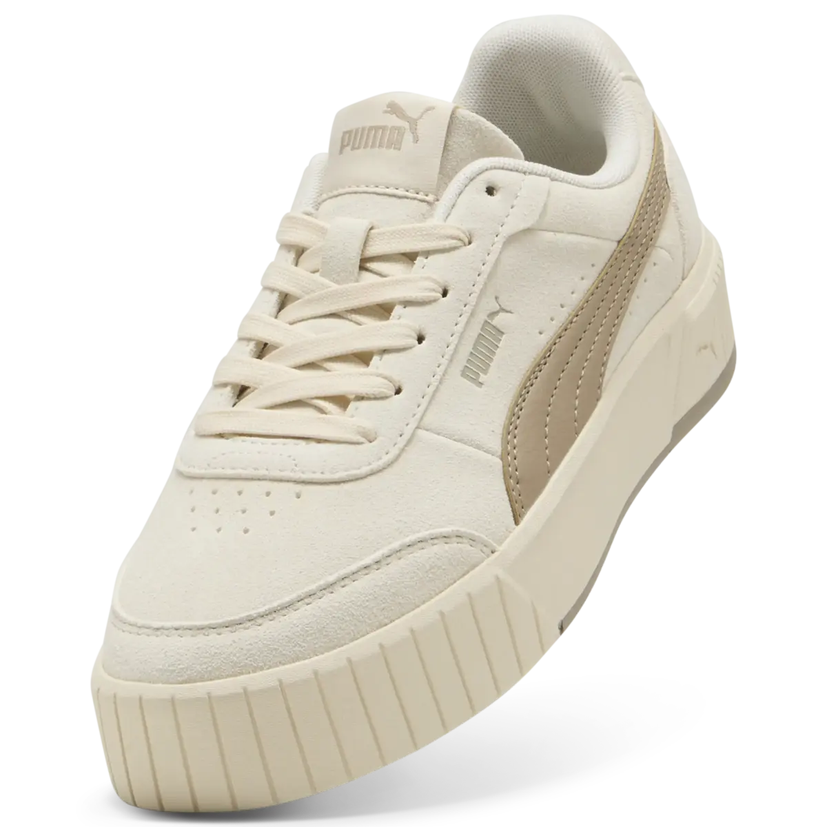 Puma Carina Mia SD Krem Kadın Spor Ayakkabı & Sneaker