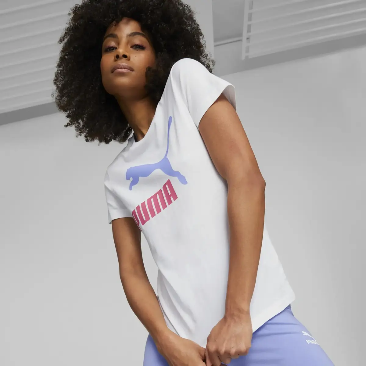 Puma Classics Logo Tee Beyaz Kadın T-Shirt