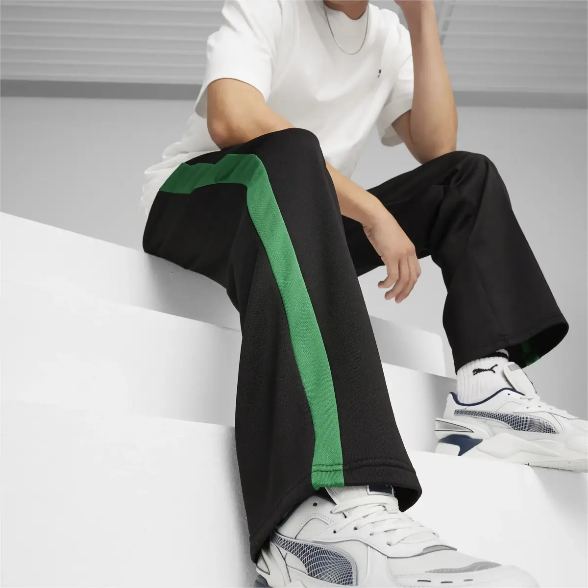 Puma T7 FOR THE FANBASE Track Pants PT Siyah Erkek Eşofman Altı