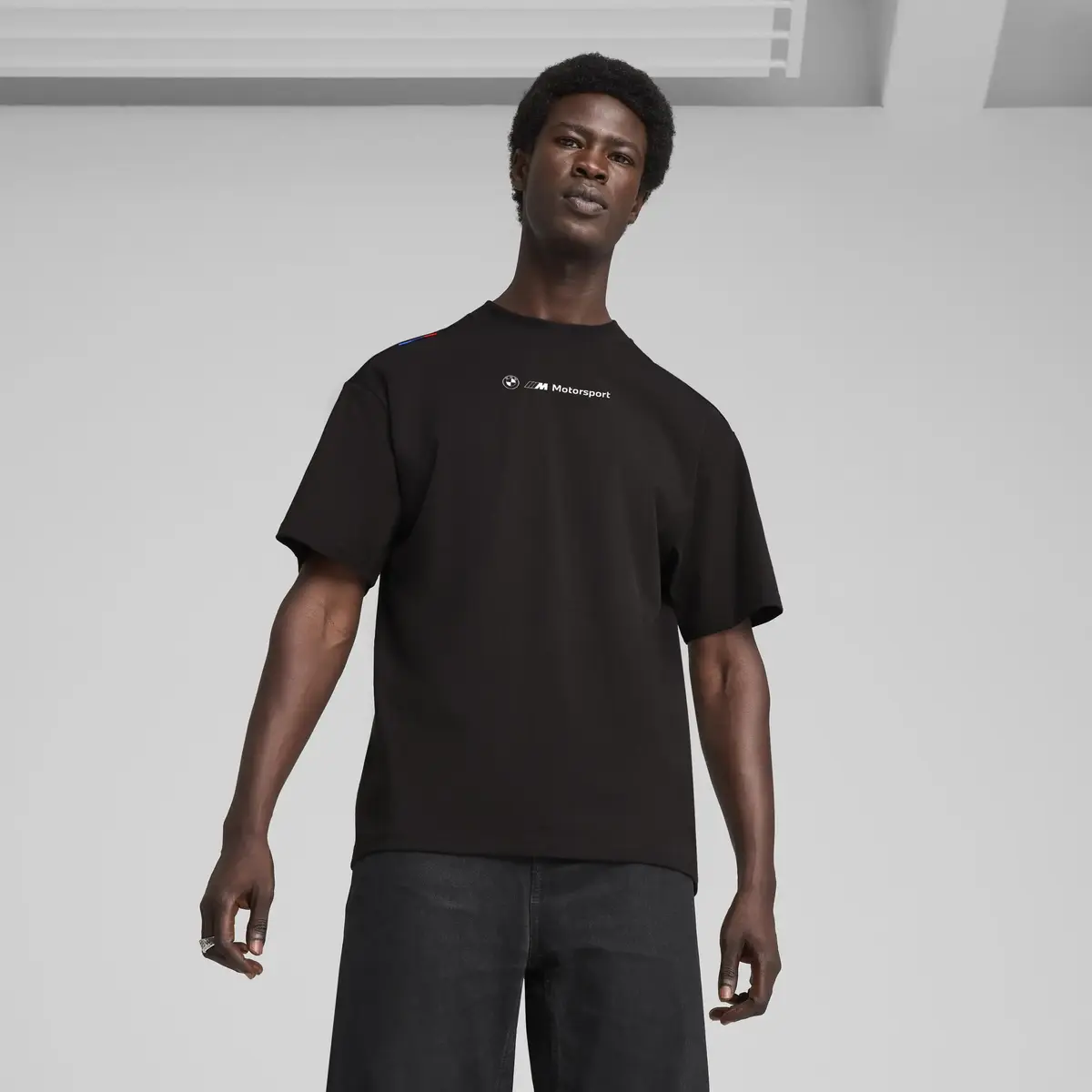 PUMA BMW MMS LIFESTYLE CAR TEE Siyah Erkek T-Shirt