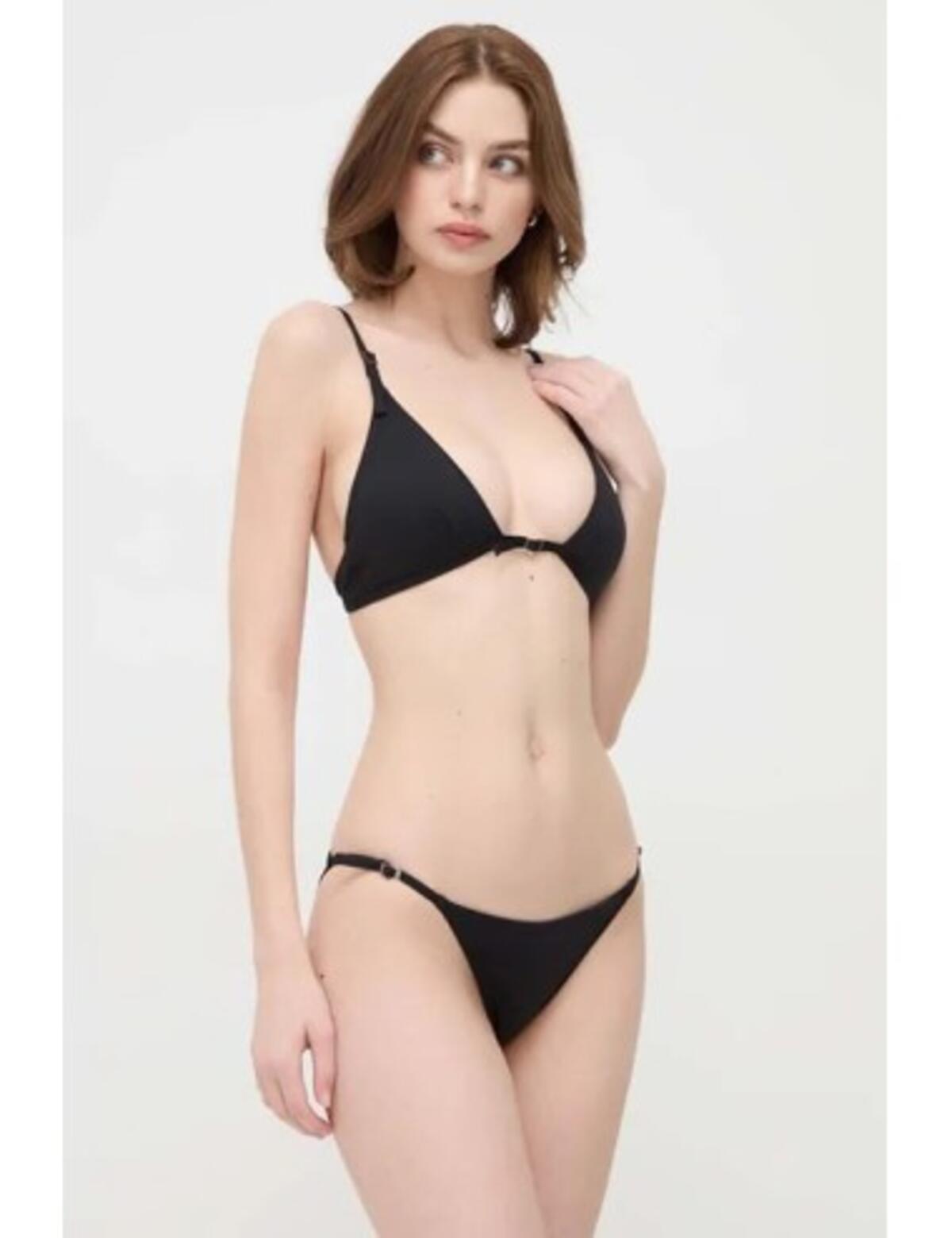 Calvin Klein TRIANGLE-RP Siyah Kadın Bikini Üstü