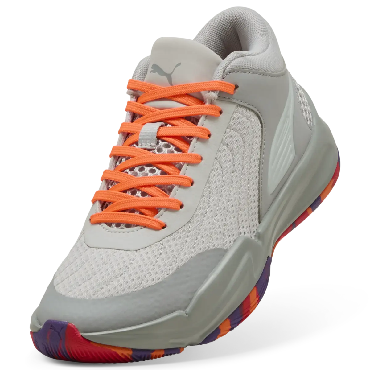 PUMA Court Pro 2 Marble JR Gri Unisex Spor Ayakkabı