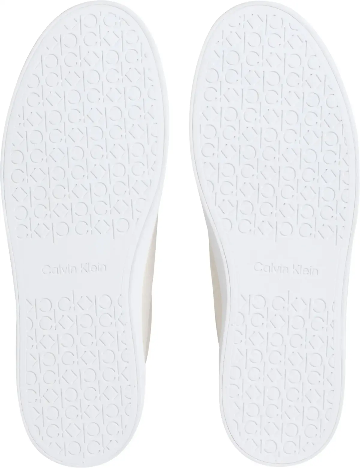 Calvin Klein VULC LACE UP - JACQ, 0F8 Krem Kadın Spor Ayakkabı & Sneaker