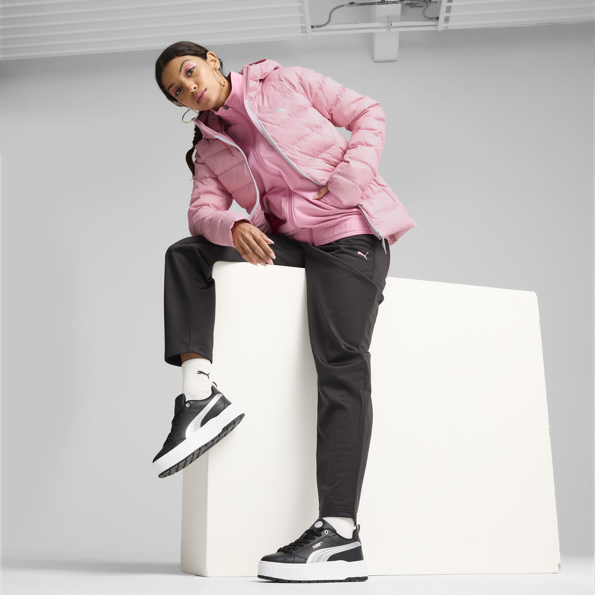 Puma PackLITE Down Jacket Pembe Kadın Mont