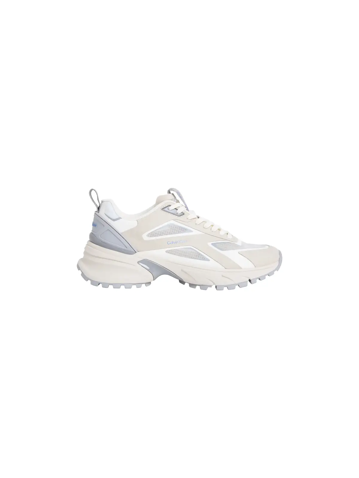 Calvin Klein HIKE RUN CKSTRIPE RI, 0GC, 36 Bej Kadın Yürüyüş ve Koşu Ayakkabısı