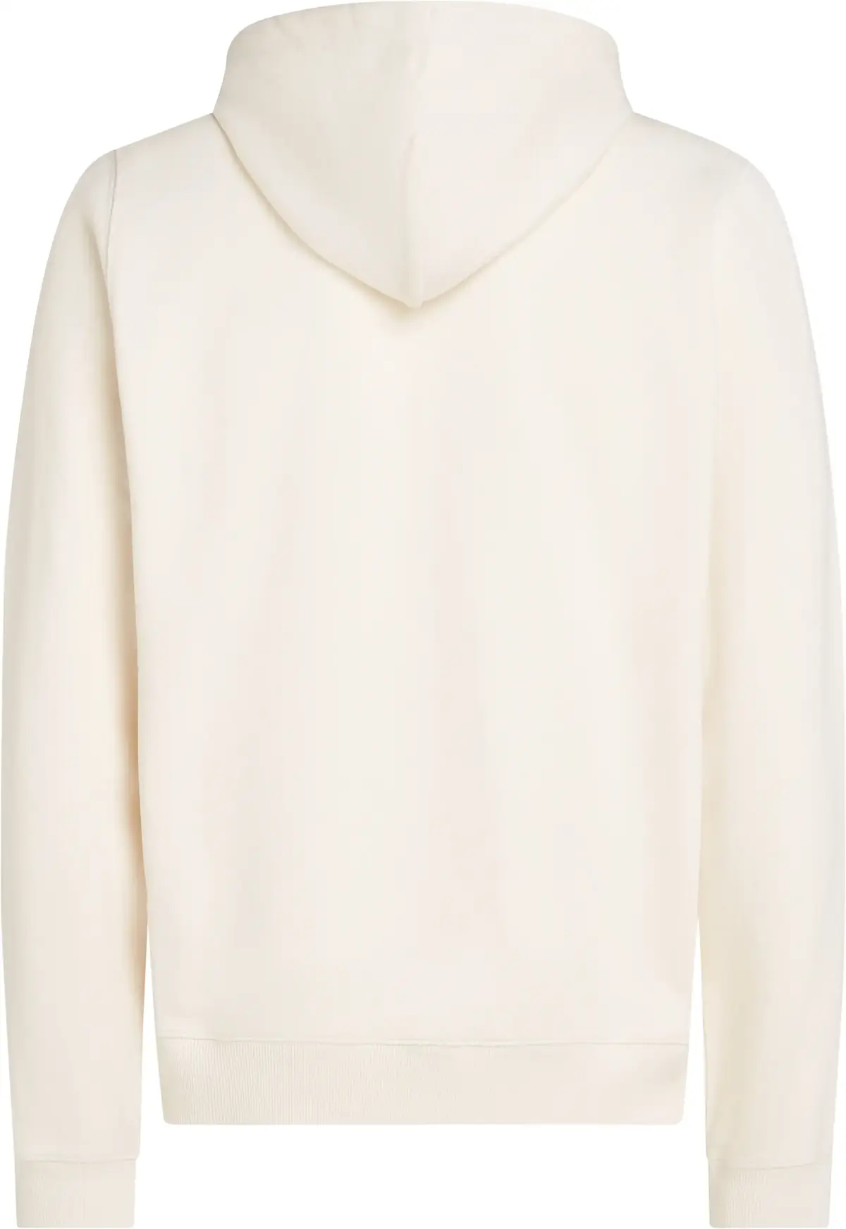 Tommy Hilfiger VERTICAL FLAG HOODY Erkek Krem  Sweatshirt