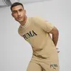 Puma SQUAD Big Graphic Tee Açık Kahve Erkek T-Shirt