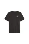Puma ESS ELEVATED Embroidered Tee Siyah Erkek T-Shirt