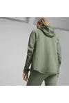Puma EVOSTRIPE Full-Zip Hoodie Yeşil Kadın Fermuarlı Hoodie