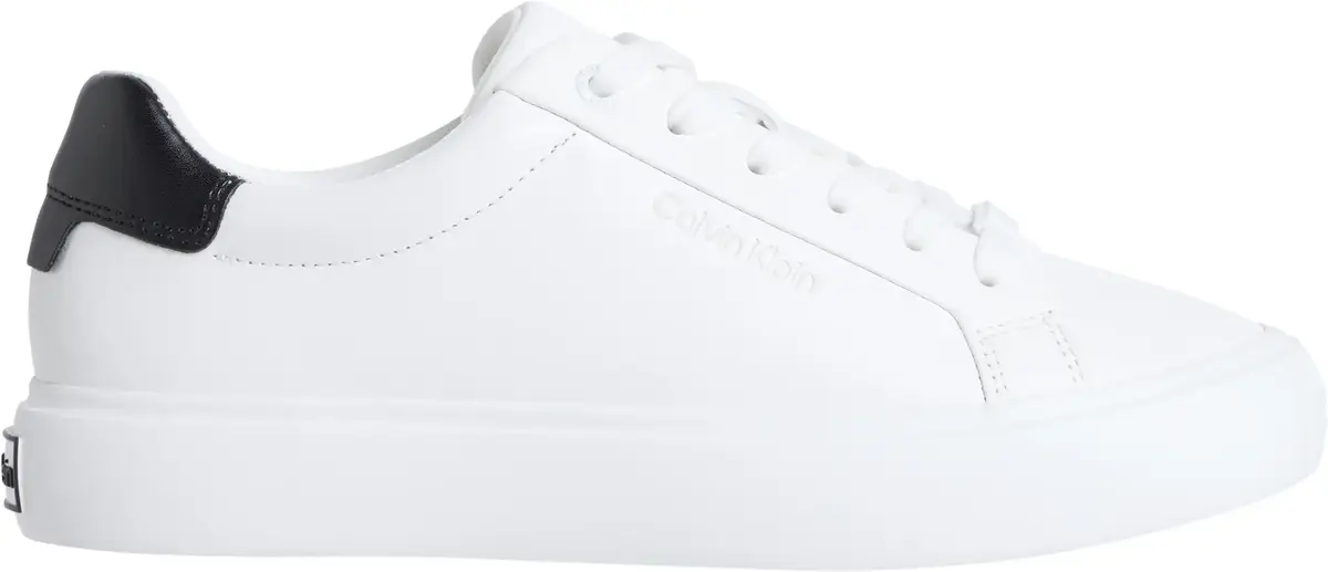 Calvin Klein VULC LACE UP, 0K4 Beyaz Kadın Spor Ayakkabı & Sneaker