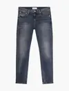Calvin Klein SLIM TAPER Erkek mavi Kot Pantolon