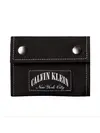 Calvin Klein GRAPHIC TRIFOLD WALL Siyah Üç Katlı Erkek Cüzdan