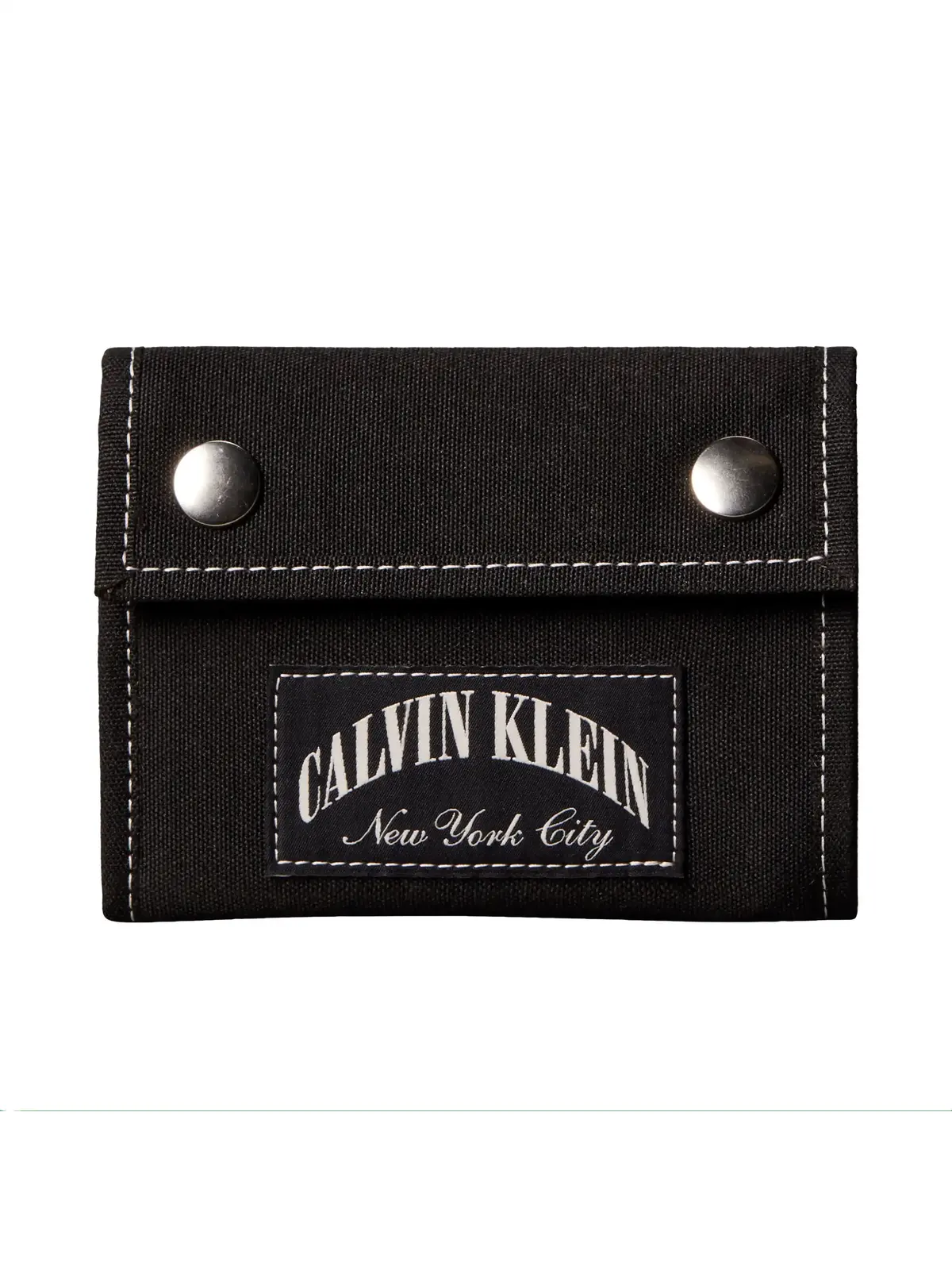 Calvin Klein GRAPHIC TRIFOLD WALL Siyah Üç Katlı Erkek Cüzdan
