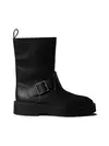 Calvin Klein CONCAVE WELT BIKER Siyah Kadın Bot