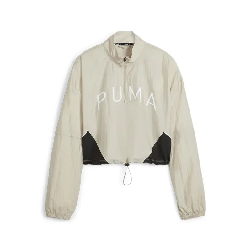 Puma FIT MOVE WOVEN JACKET Bej Kadın Sweatshirt