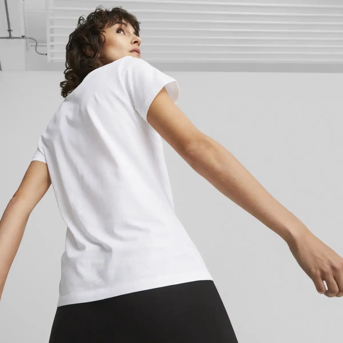 Puma Ess + Metallic Logo T-Shirt